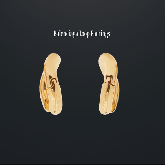 Balenciaga Gold Earrings - Picture 2 of 4